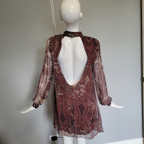 The Jet Set Diaries Labyrinth Paisley Mini Dress, BNWT, Size M - Picture 5 of 8